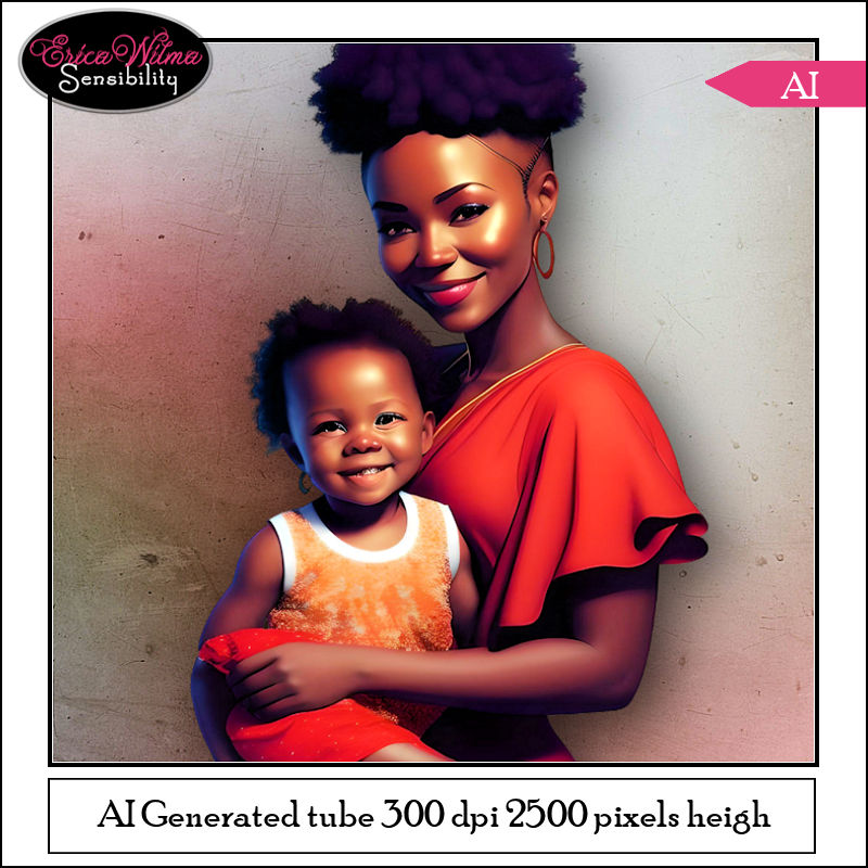 (image for) EW AI African Woman with child 01 2023